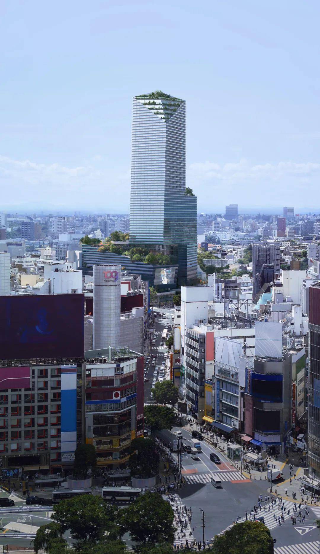 原创东京新地标涉谷上西区预计2027年竣工