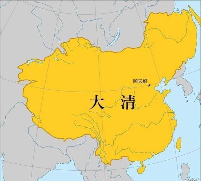 乾隆时期中国地图图片