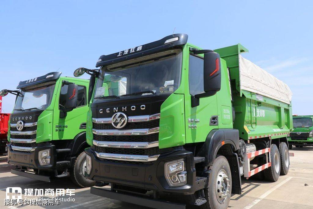 红岩杰虎h6渣土车实拍,硬核配置让它不输杰狮h6_搜狐汽车_搜狐网