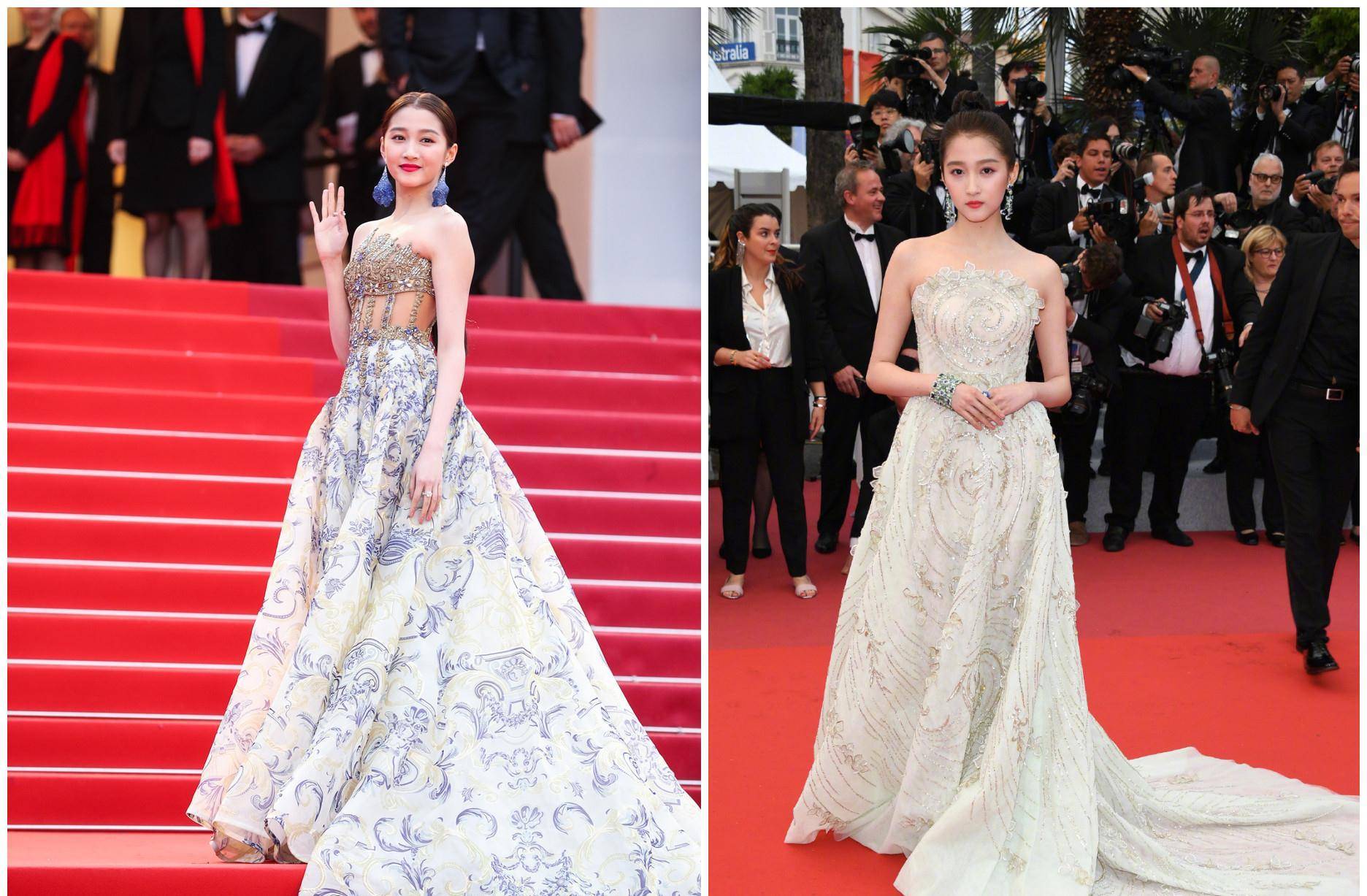 与男友同场的关晓彤最惊喜_风格_裙子_电影节