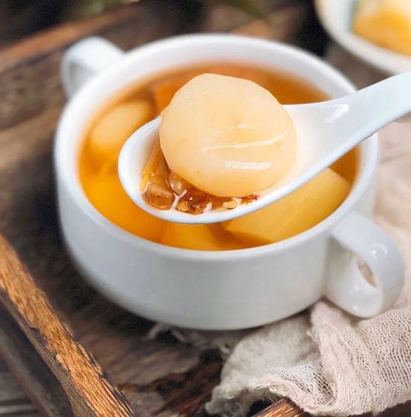 推荐食谱:秋梨甘蔗马蹄羹_马蹄汤_止咳_东西