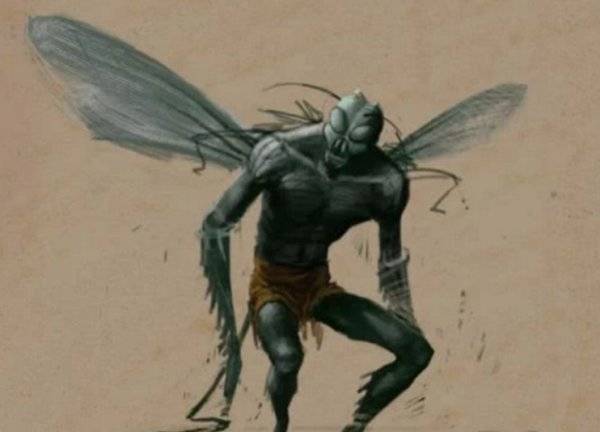 苍蝇人本来是一个孤僻的科学家,一直在进行时空转移的实验.