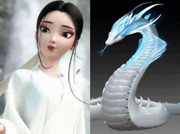 同样是白素贞现原形,鞠婧祎可爱王祖贤真实,而图4的她最霸气!