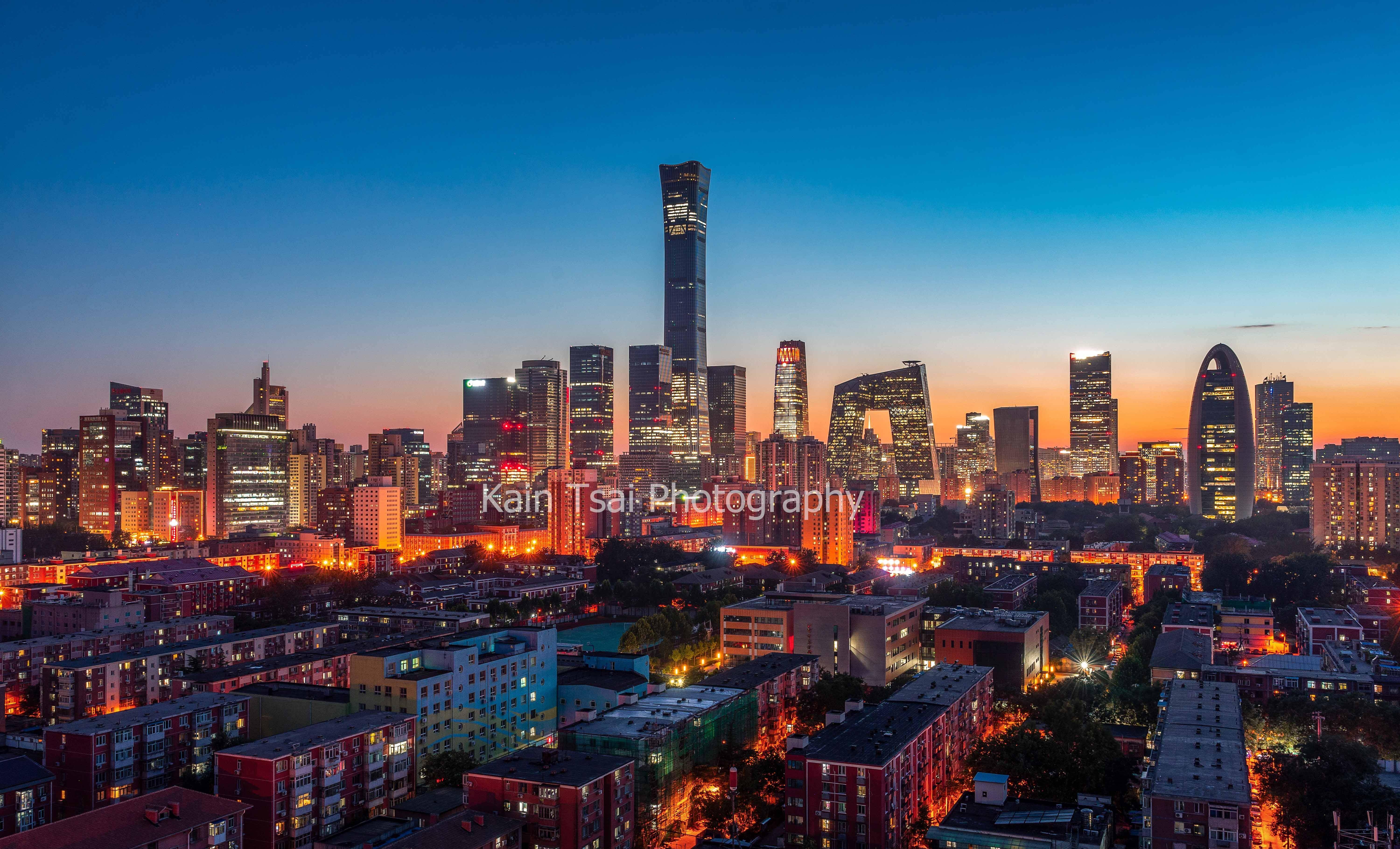 北京cbd 天际线图片