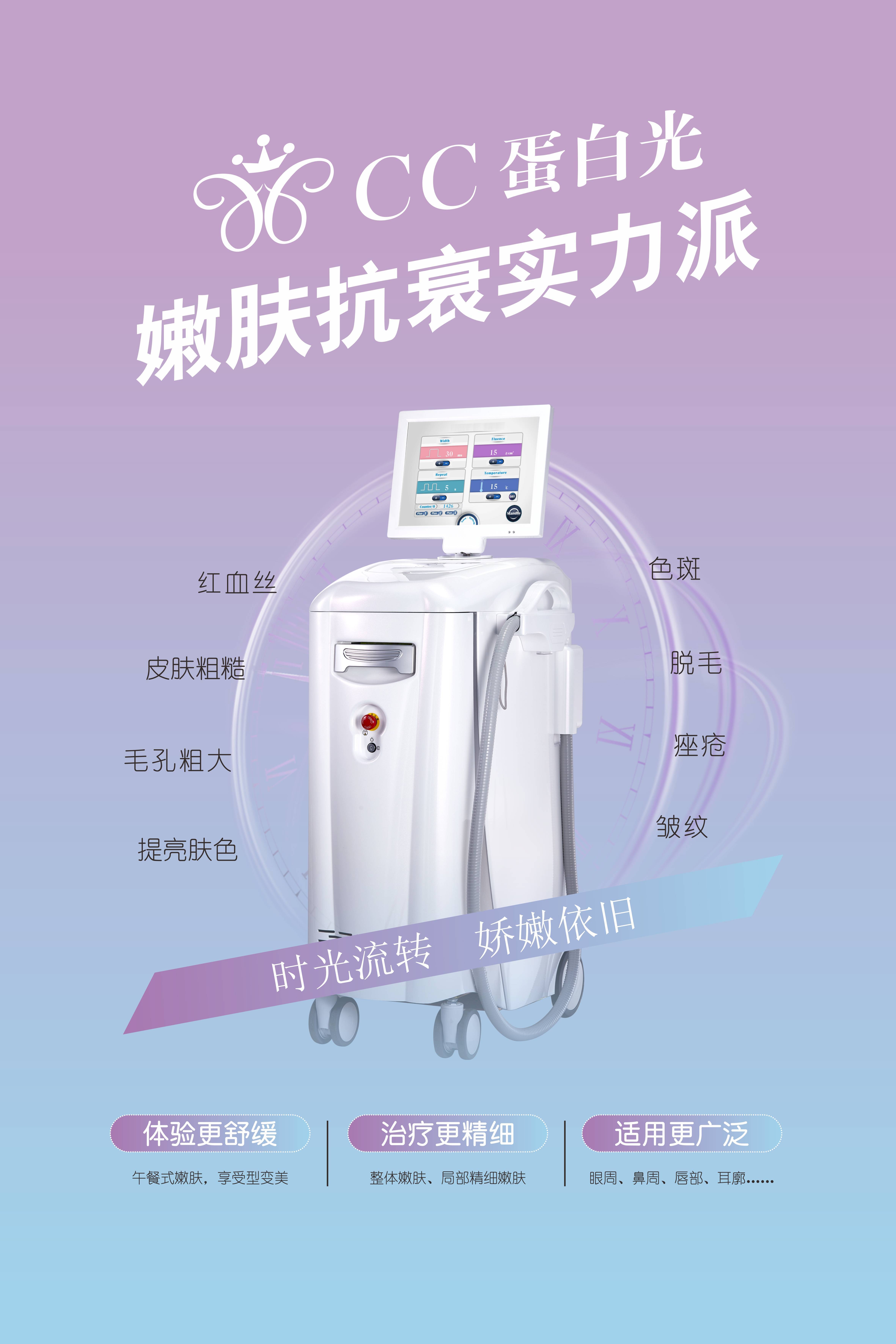 cc蛋白光,新一代高端光子嫩肤系统_nm_波段_皮肤