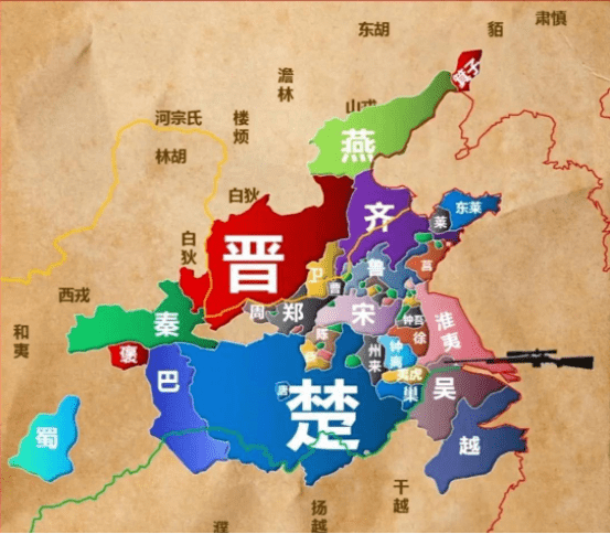 齐桓公时期的地图图片