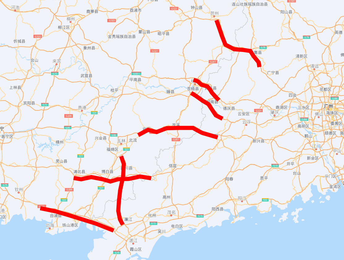 有广西客家人第一高速之称_高速公路_浦北_北流