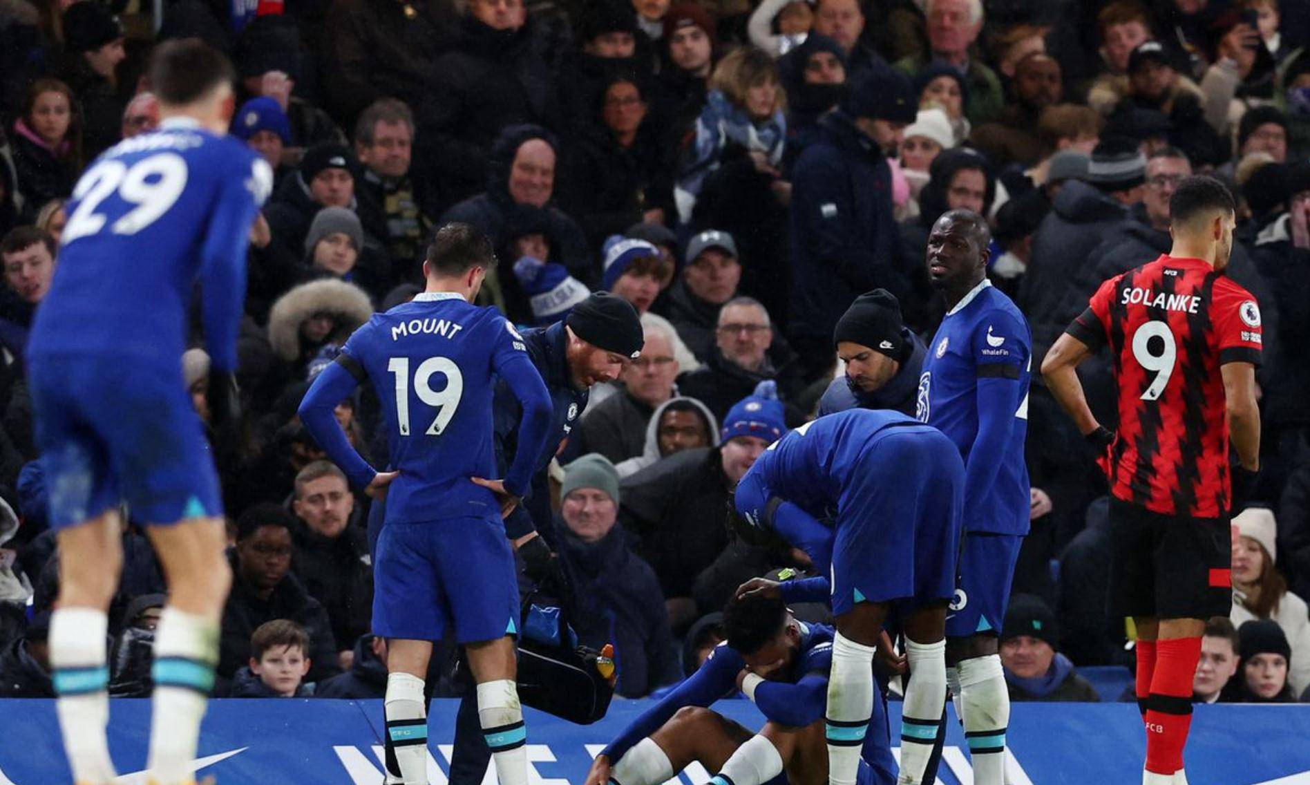 切尔西2-0伯恩茅斯:哈弗茨,梅森·芒特进球,詹姆斯复出受伤