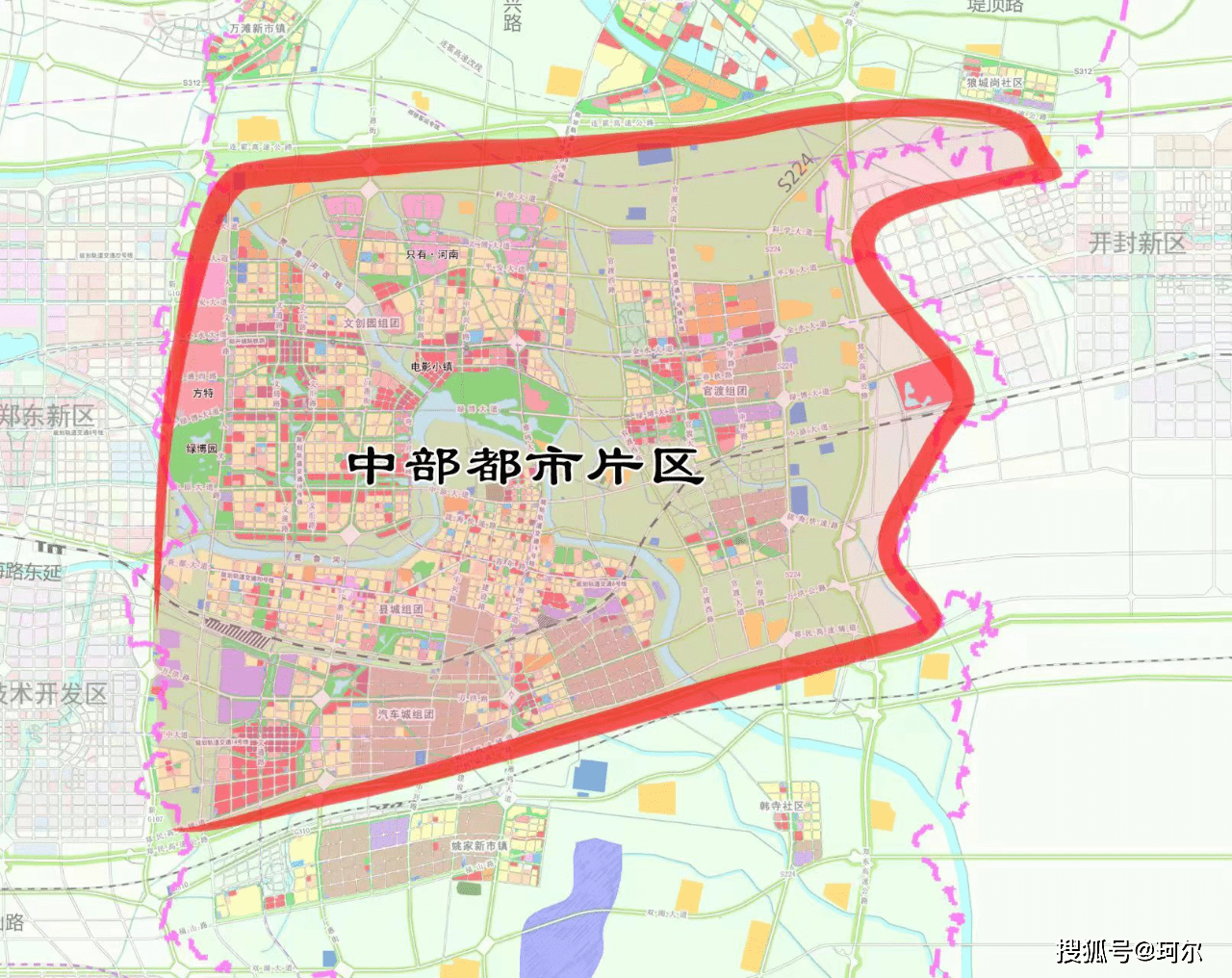 四大片区!一起来看中牟未来发展路线图!_农业_生态_区域