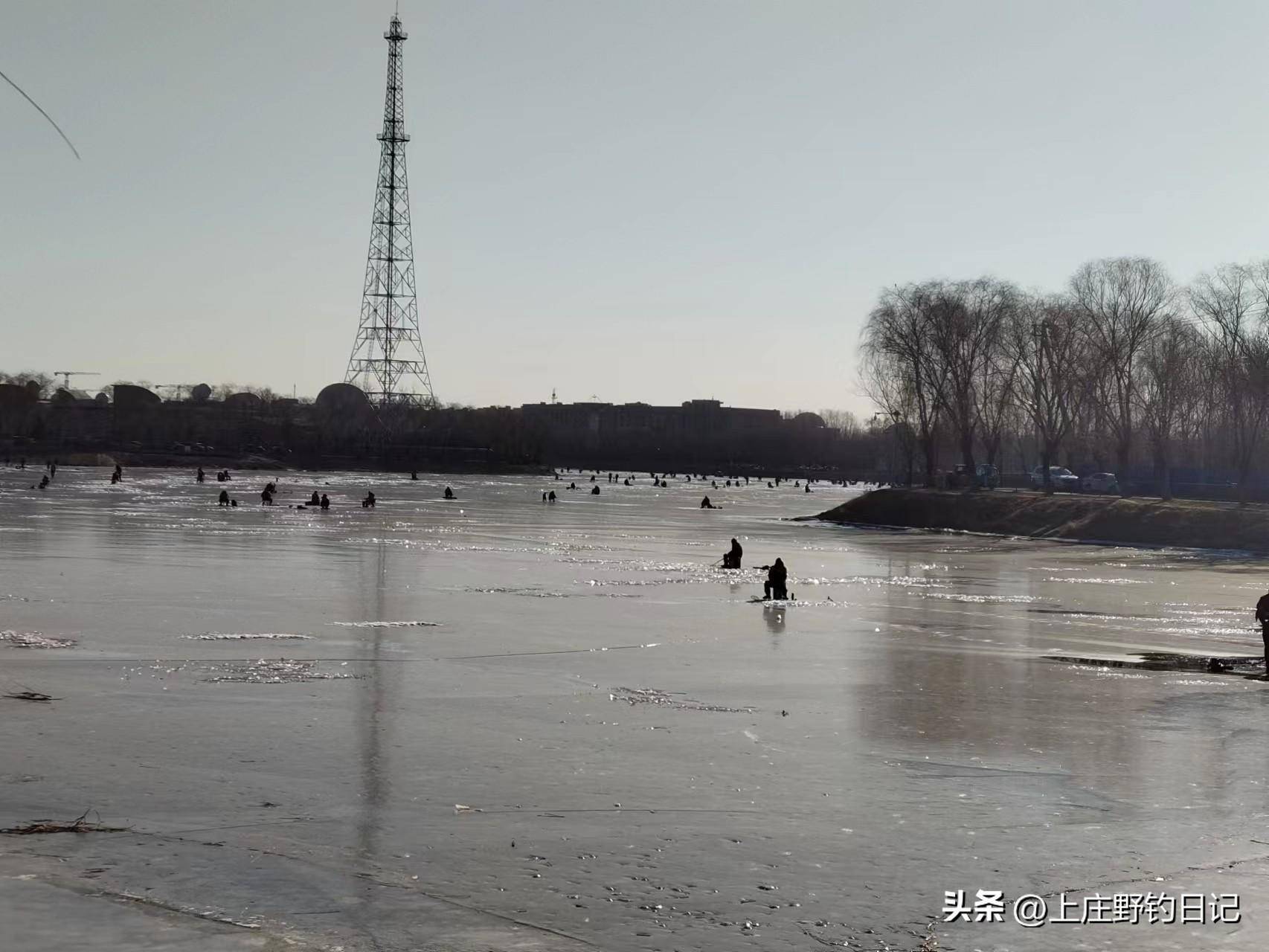 釣魚日記-2022年12月24日(上莊水庫冰釣)_鯽魚_地方_冰面