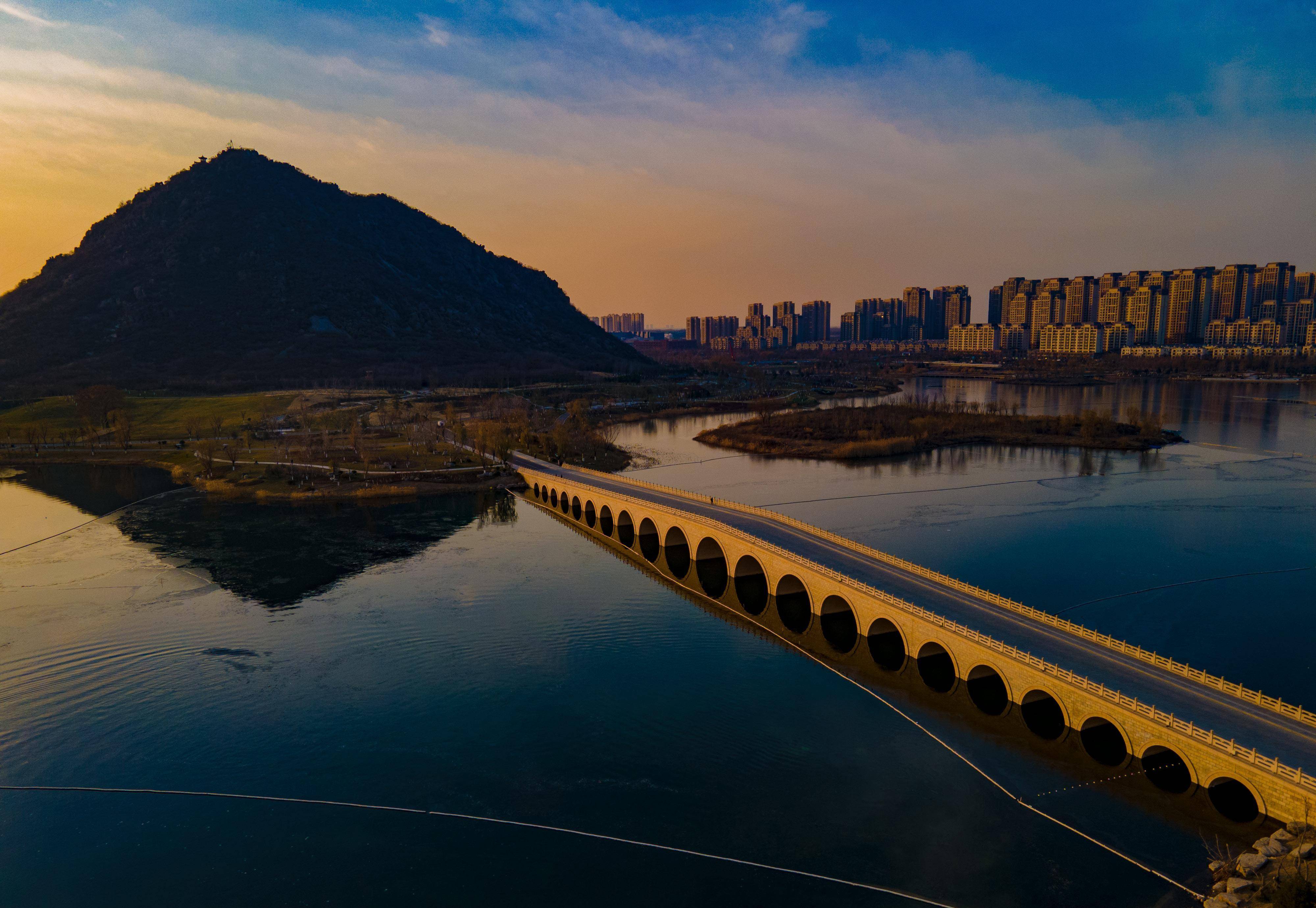 华山湖风景区济南图片