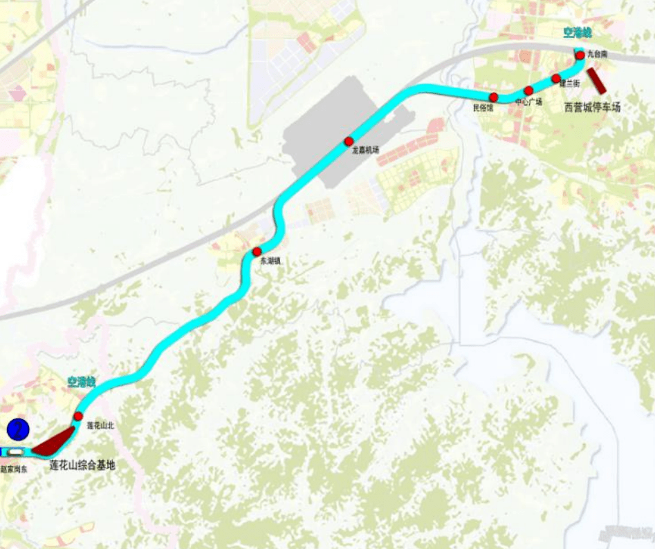 长春轨道交通9号线建立有新停顿