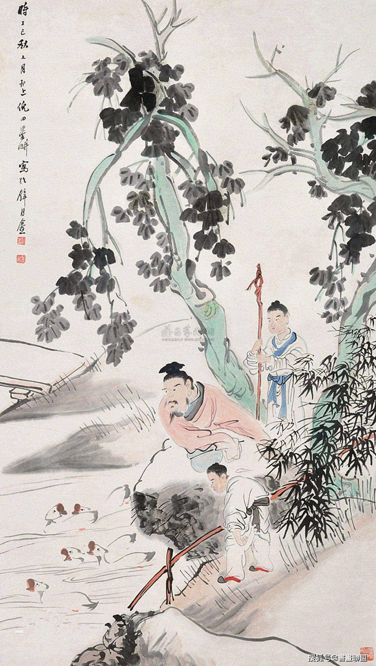 中国5000年绘画史——古今画派：海上画派_手机搜狐网