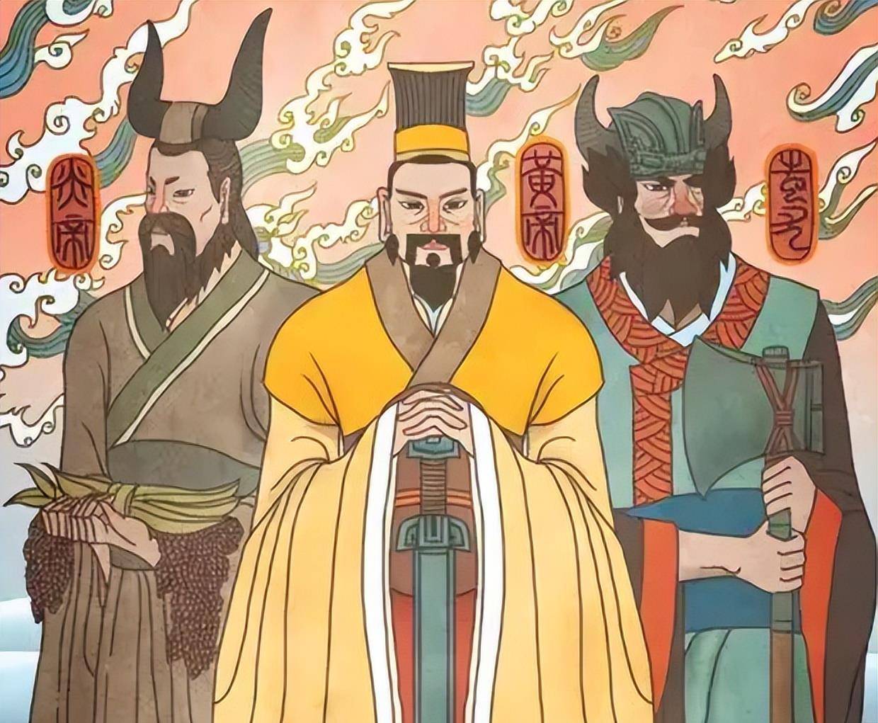 但因为后来两人理念不同,黄帝又和炎帝展开了阪泉大战,炎帝主管火,而