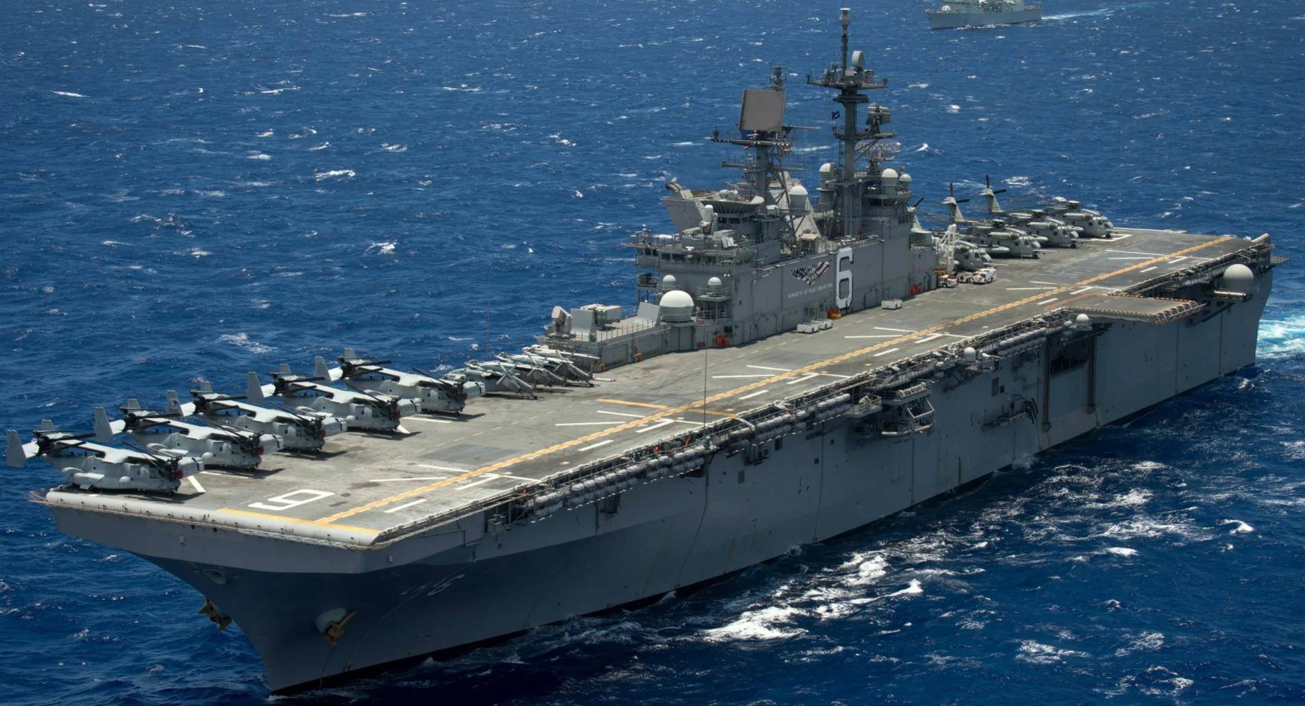 的黎波里号两栖攻击舰,号称称霸西太平洋,但实际却并非如此_航母_战机