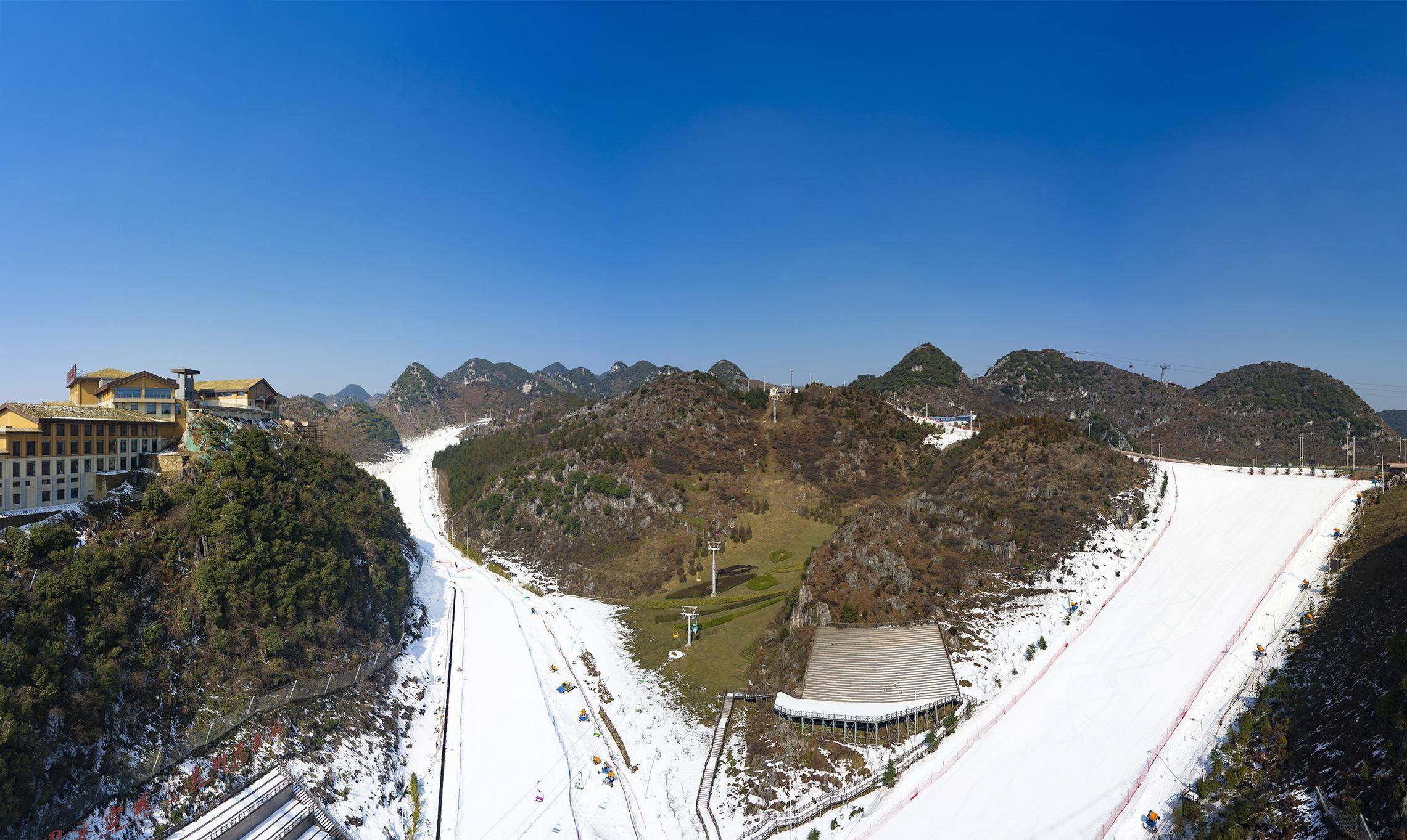 走进贵州,燃爆冬日的激情,畅游冰雪世界_滑雪场_六盘水市_梅花山