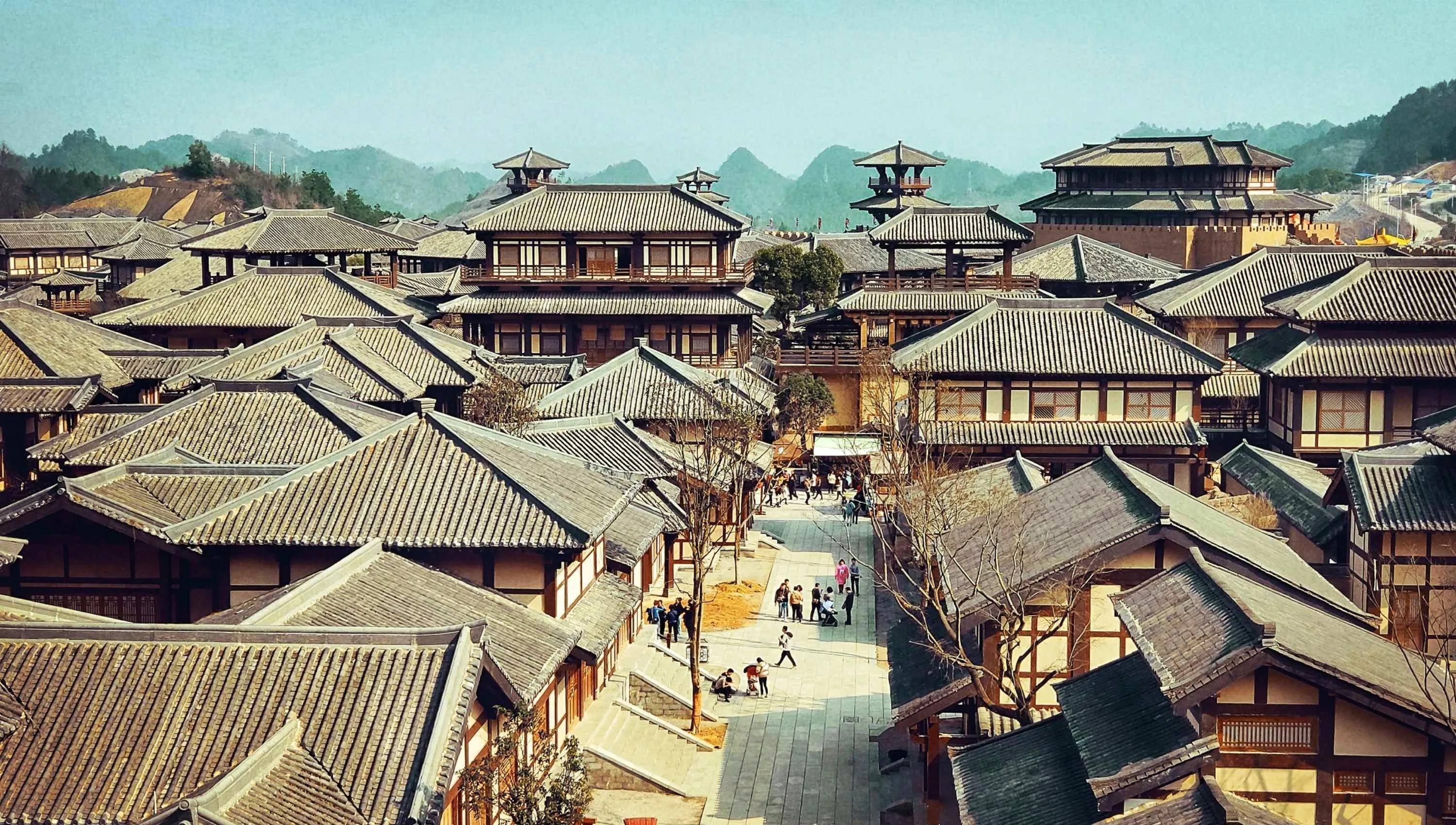 探访大型热播剧《大秦赋》取景地,贵州都匀汉唐影视城_文旅_经济开发