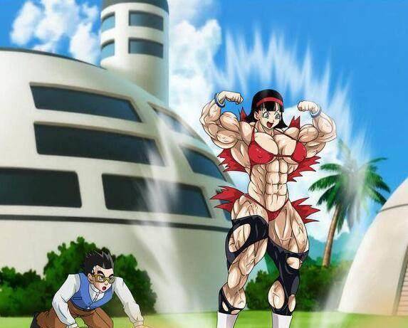 当龙珠超四大女神变成爆肌肉女,你们会选择谁?_布尔玛_比迪丽_琪琪