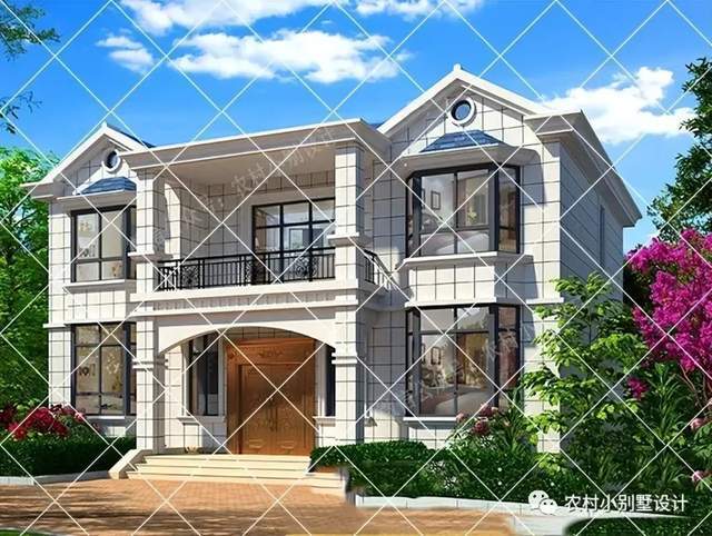 20套农村自建房别墅,带八角窗和飘窗设计,让人一眼看上农村自建房别墅