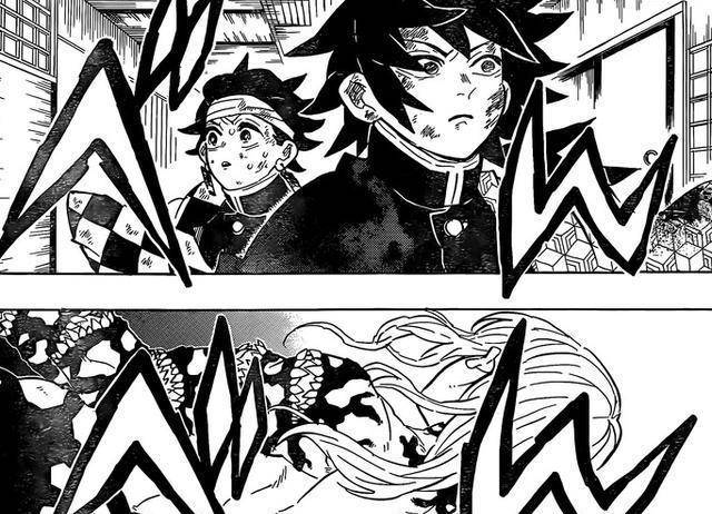 鬼灭之刃漫画181话解读无惨自比天灾实力嘲讽炭治郎和义勇_状态_因为