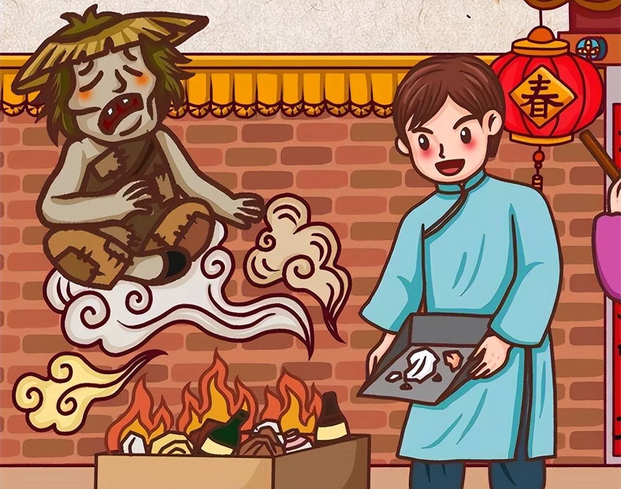 而穷鬼其实指的是上古时期颛顼帝的儿子,明明是皇家出身的孩子,可他却