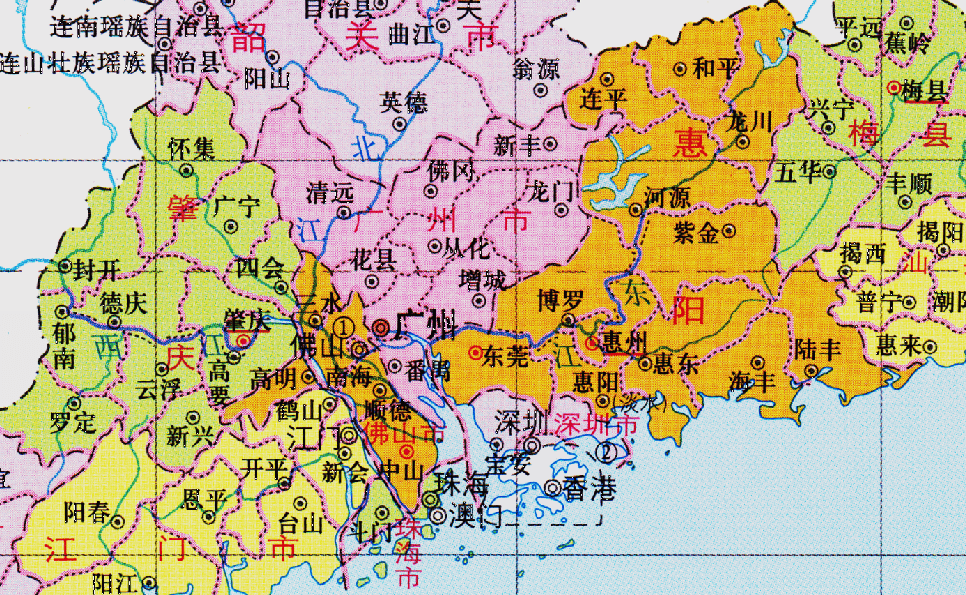 广州市的区划变动,15个副省级城市之一,为何有11个区?