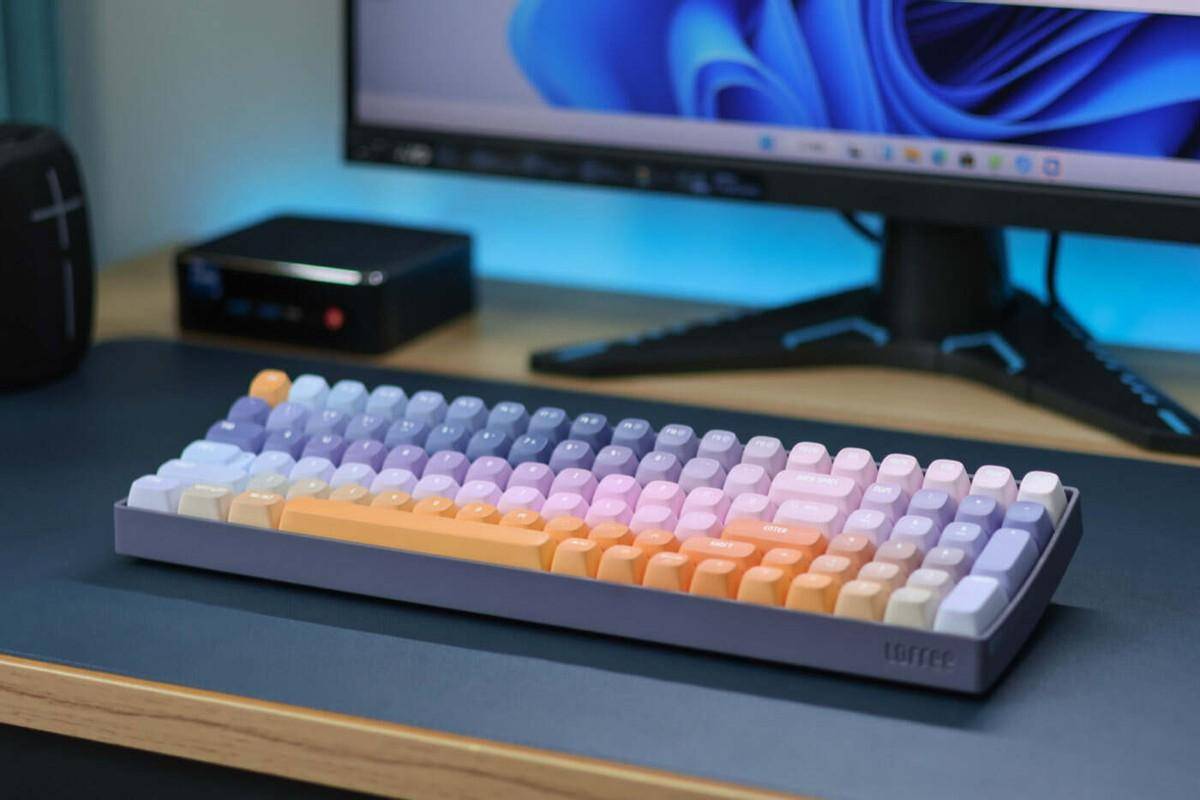 Lofree洛斐小翘星河入手体验,颜值与实用兼备的桌面好物