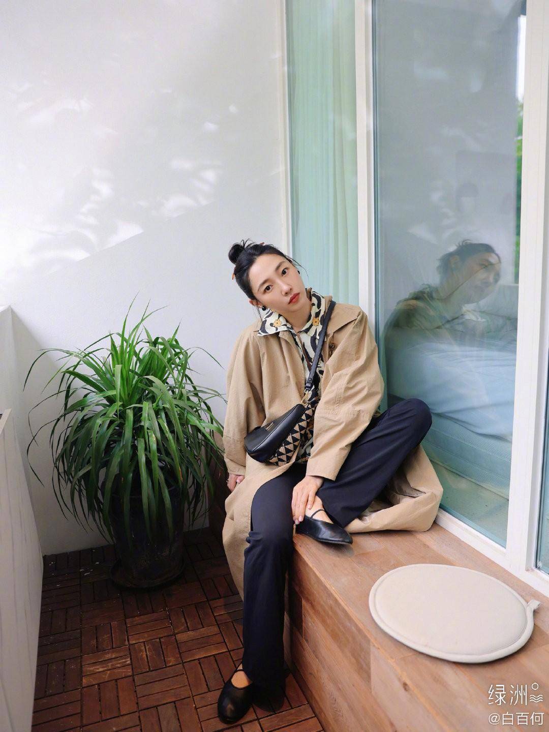 那是没看白百何的据说这叫ootd_高个子_女人_造型