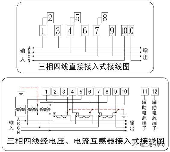 电工必备常用电表接线图,初学电工学到就是赚到!_电流_电压_线路