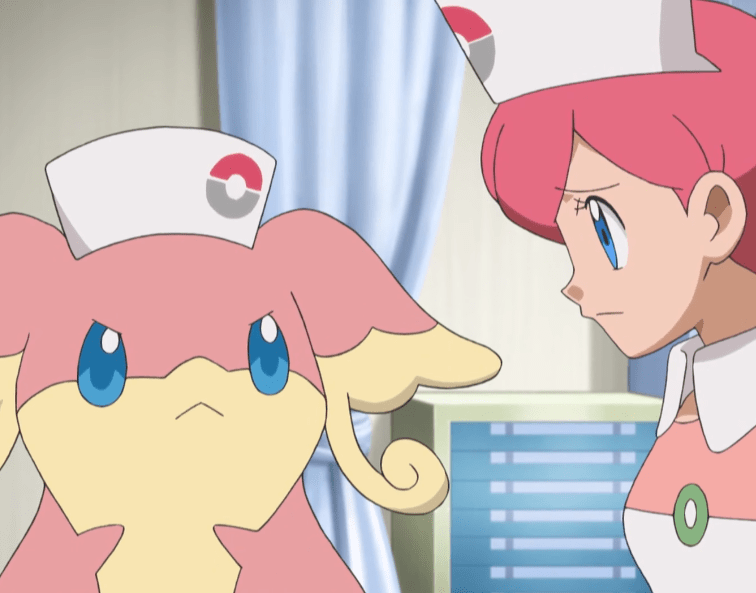 《宝可梦》乔伊小姐与差不多娃娃的矛盾,展现mega进化的能力!