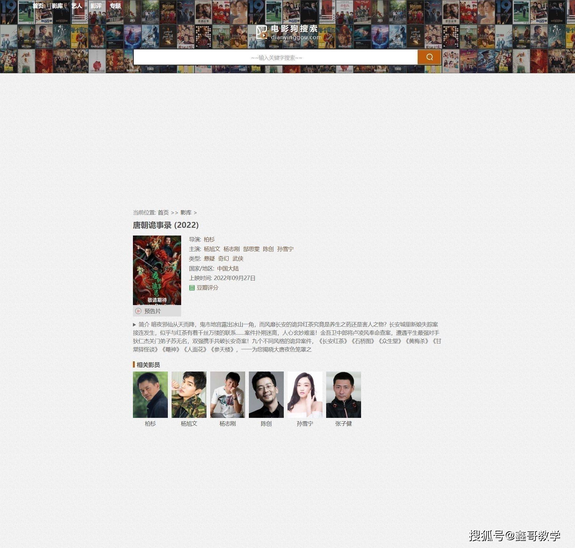 电影搜索引擎=电影搜索引擎人口