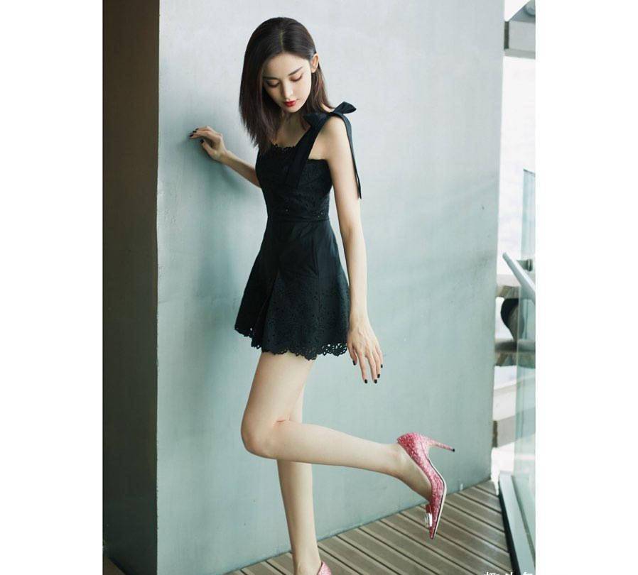 这14位女明星的大长腿,个个堪称"腿精"_杨幂_比例_整体