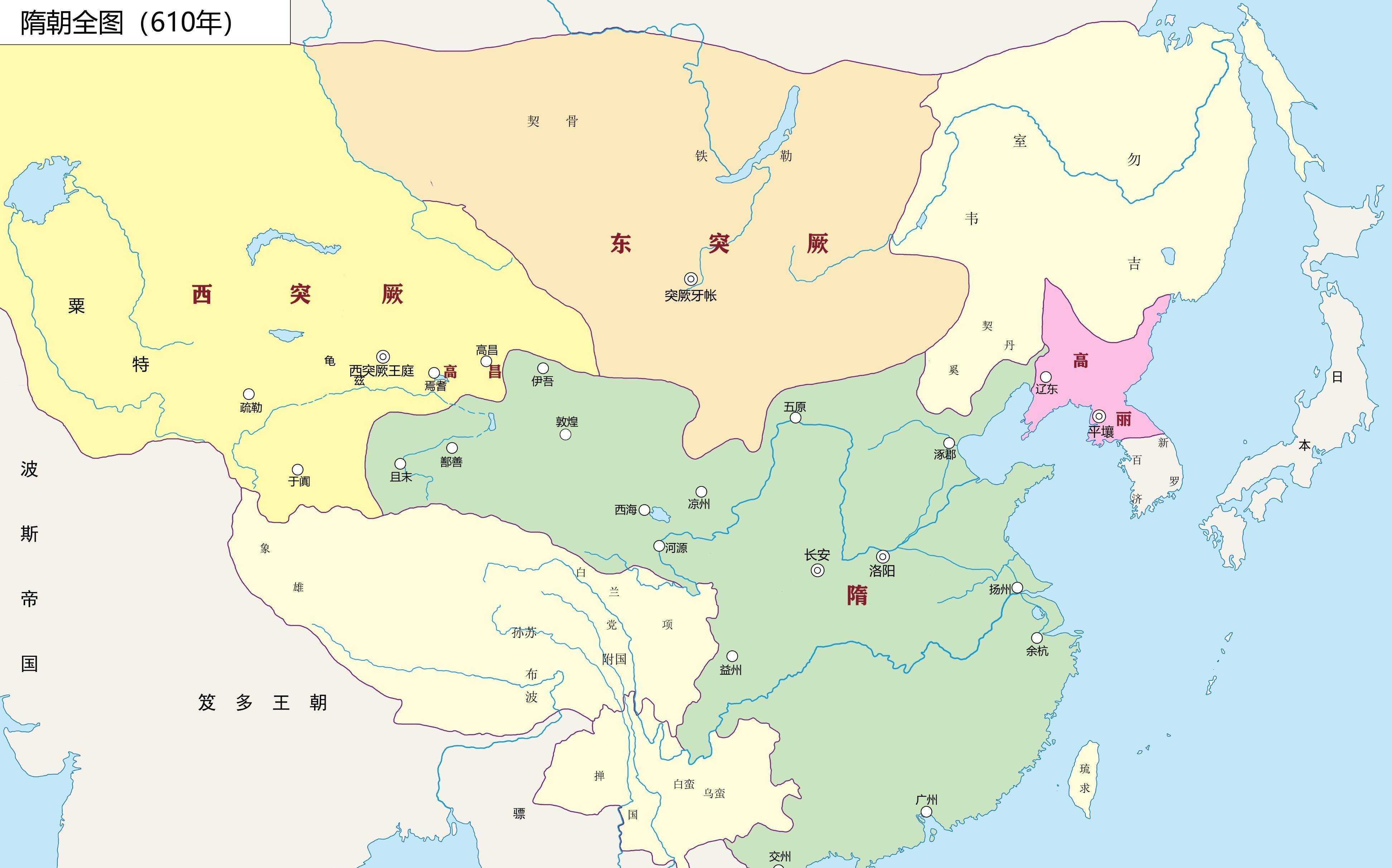 南北朝疆域变迁简介:从分裂到大一统,隋唐的基本格局已经奠定_北魏