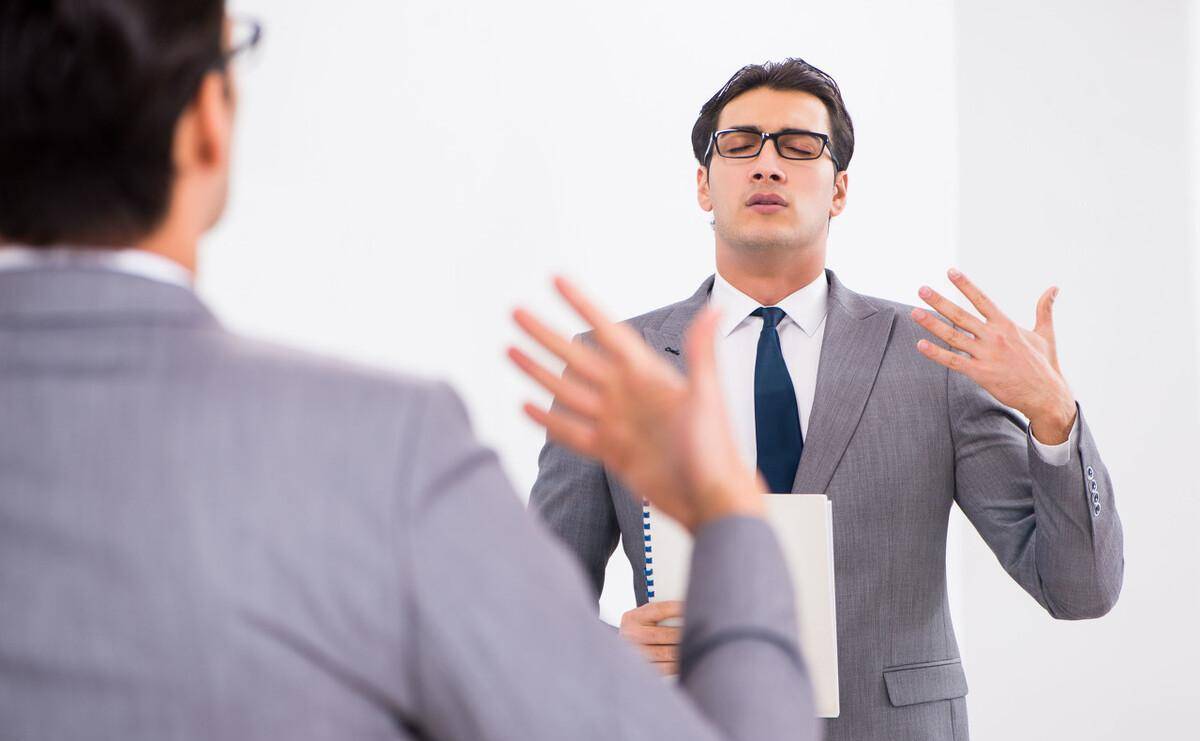 每个人都会怯场,这再正常不过了.