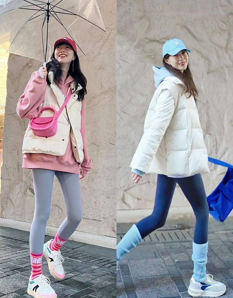 今年这种穿法火了:袜子裹裤子,时髦又保暖,"老寒腿"的救星_颜色_组合