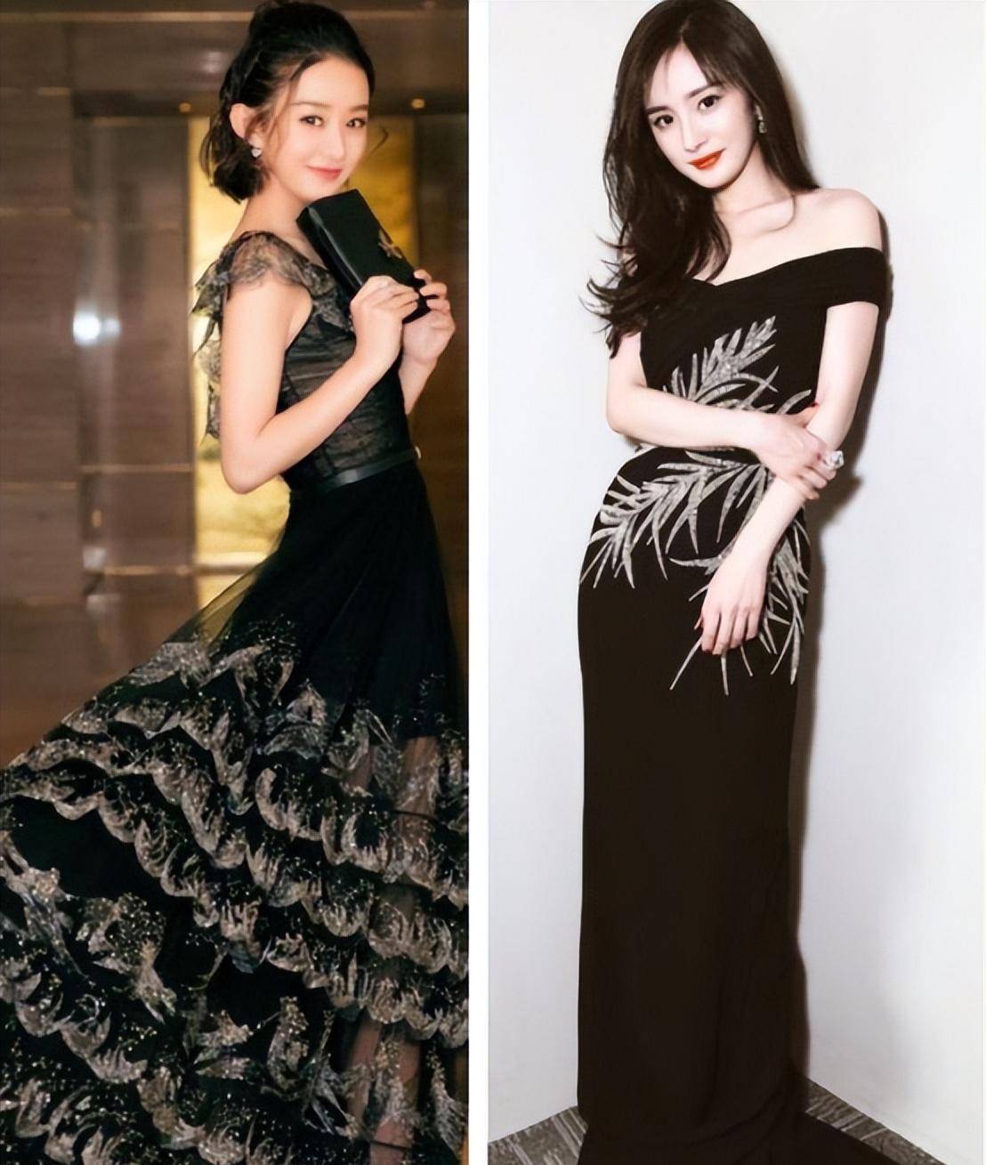 36岁杨幂同框35岁赵丽颖,状态大不同,一个像阿姨一个像甜美姐姐_显得