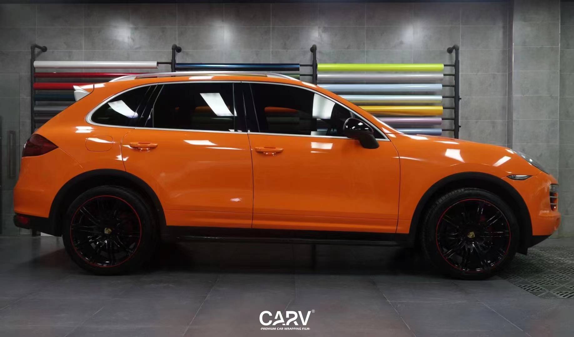 汽车改色贴膜#卡孚改色膜#卡孚carv#保时捷卡宴