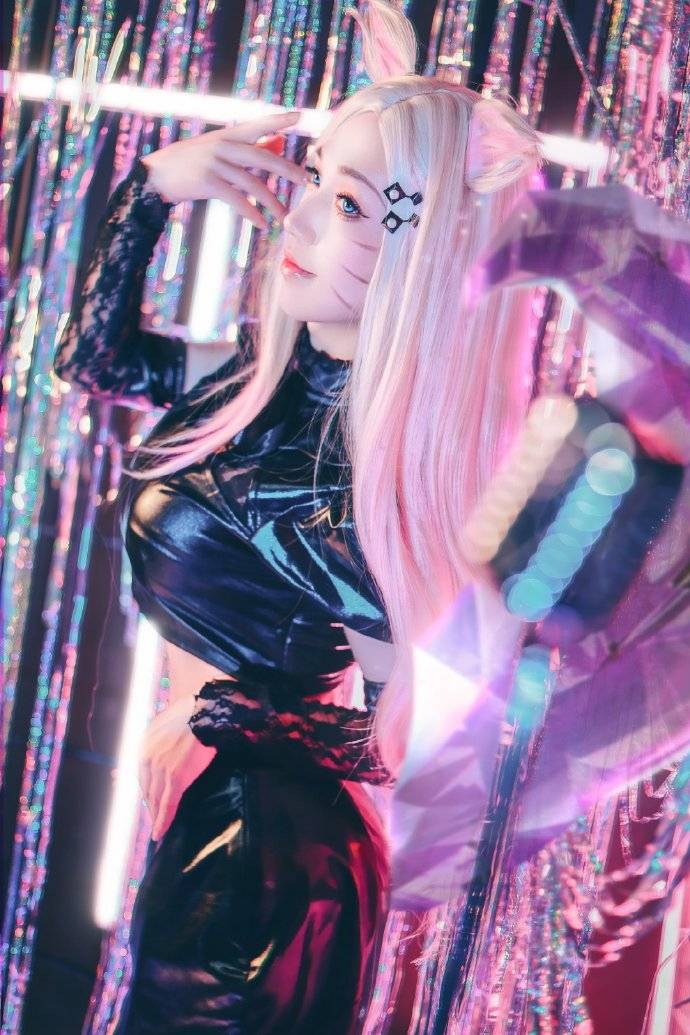 cos:英雄联盟kda阿狸cosplay正片11p-高梨梨纱_伊喵_白嫖_部落