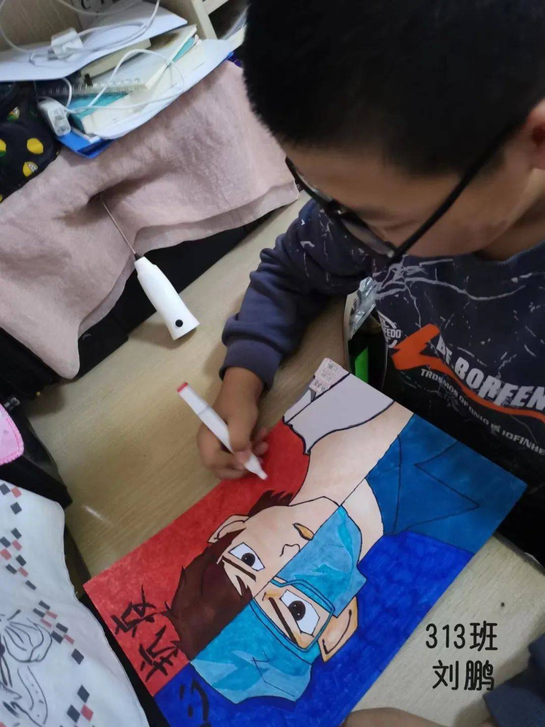 "创清廉校园 迎癸卯新春"书画艺术展——初一年级绘画优秀作品选登