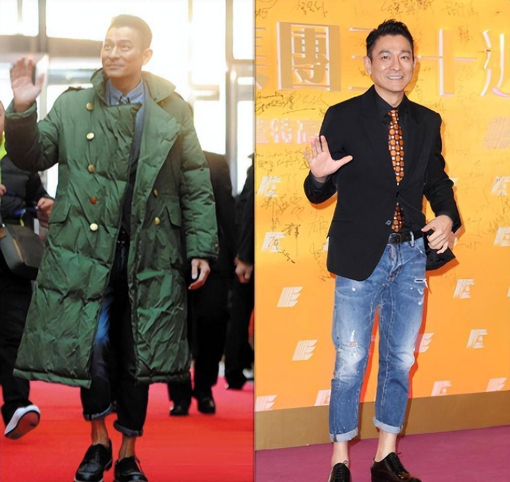看完刘德华穿搭才发现:裤永远短一截,西装不配西裤,雅痞又高级_裤子