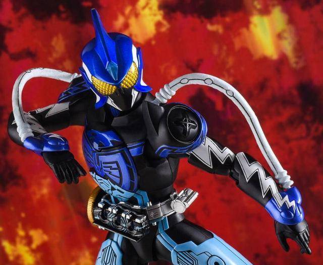 假面骑士ooo水系联组真骨雕手办官方详解必杀腿部件疑似被吞_电鳗