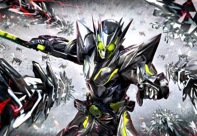 假面骑士01:粉丝自绘最终形态黄金闪耀的金属蝗虫你喜欢么_设计_大杂
