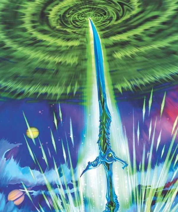 神兵玄奇天晶的四大部件,剑灵是绝世美女,绿甲的颜色最适合问天_漫画