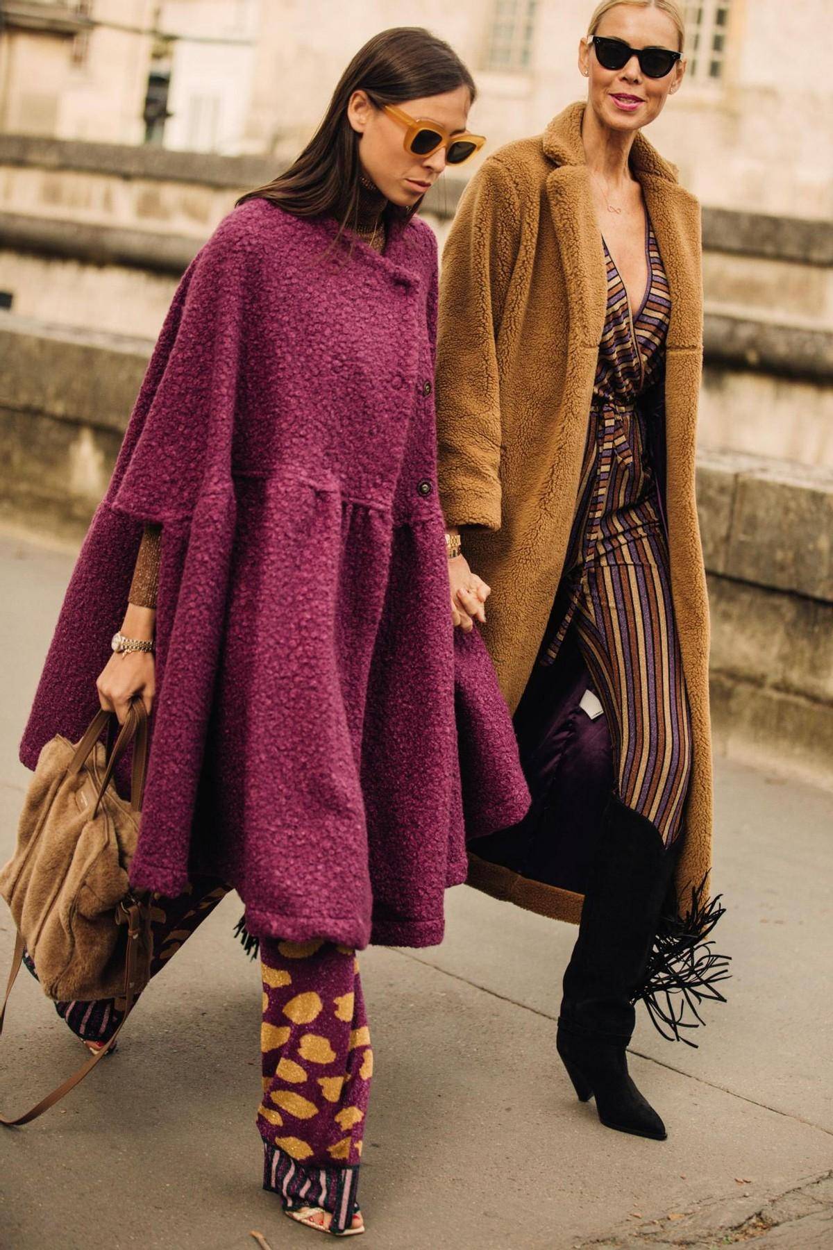 法国街头穿搭分享,每套服装都有复古范,优雅女人味藏不住_外套_方式