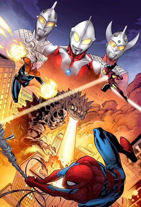 圆谷与漫威联动第四弹:泰罗登场,奥特曼与超级英雄并肩作战!