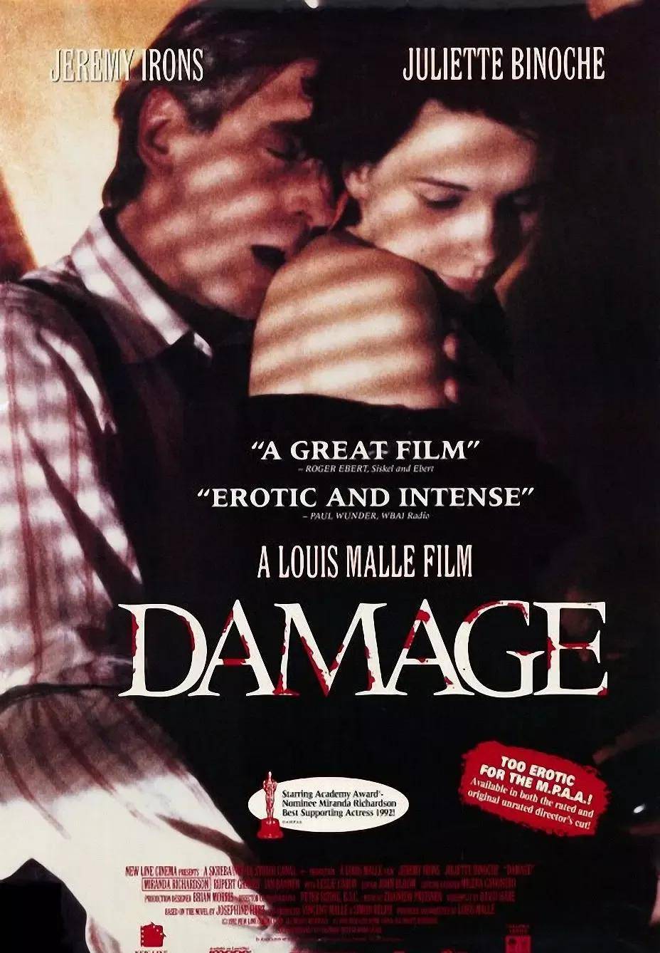 ▲《烈火情人》电影海报，1992 综上所述，我认为两个男人是有暧昧联系的