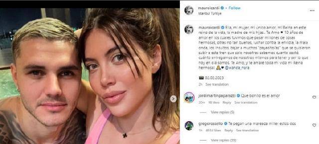 伊卡尔迪晒旺达床照:她,我唯一的爱人_社交_经历_我爱你