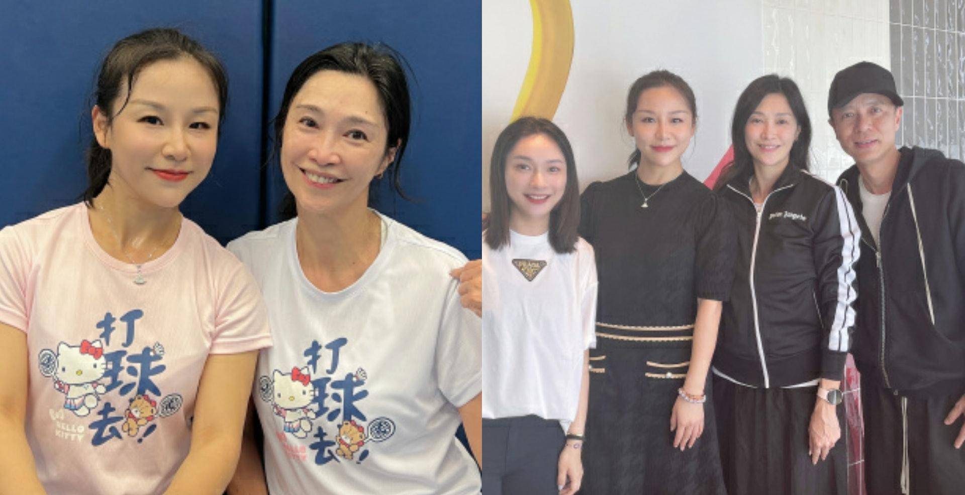 49岁卢淑仪全素颜打球状态少女 手握李克勤2亿物业成人生大赢家_微博