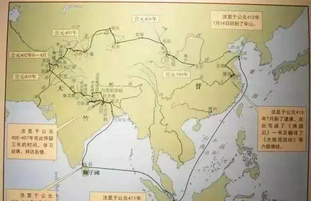 【三晋一百名人图】“西天取经第一人”法显还到过墨西哥？_佛教_中国_佛国