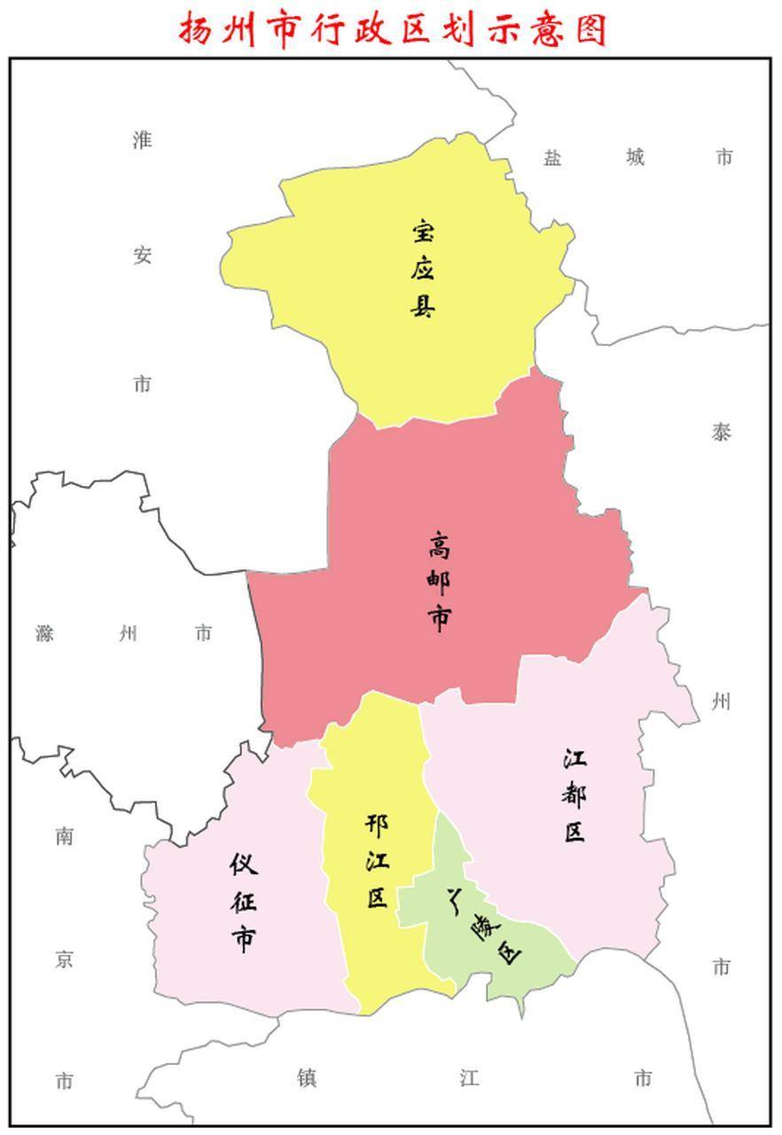 扬州市各区县gdp:邗江区第1,新增2个千亿县,广陵区第5